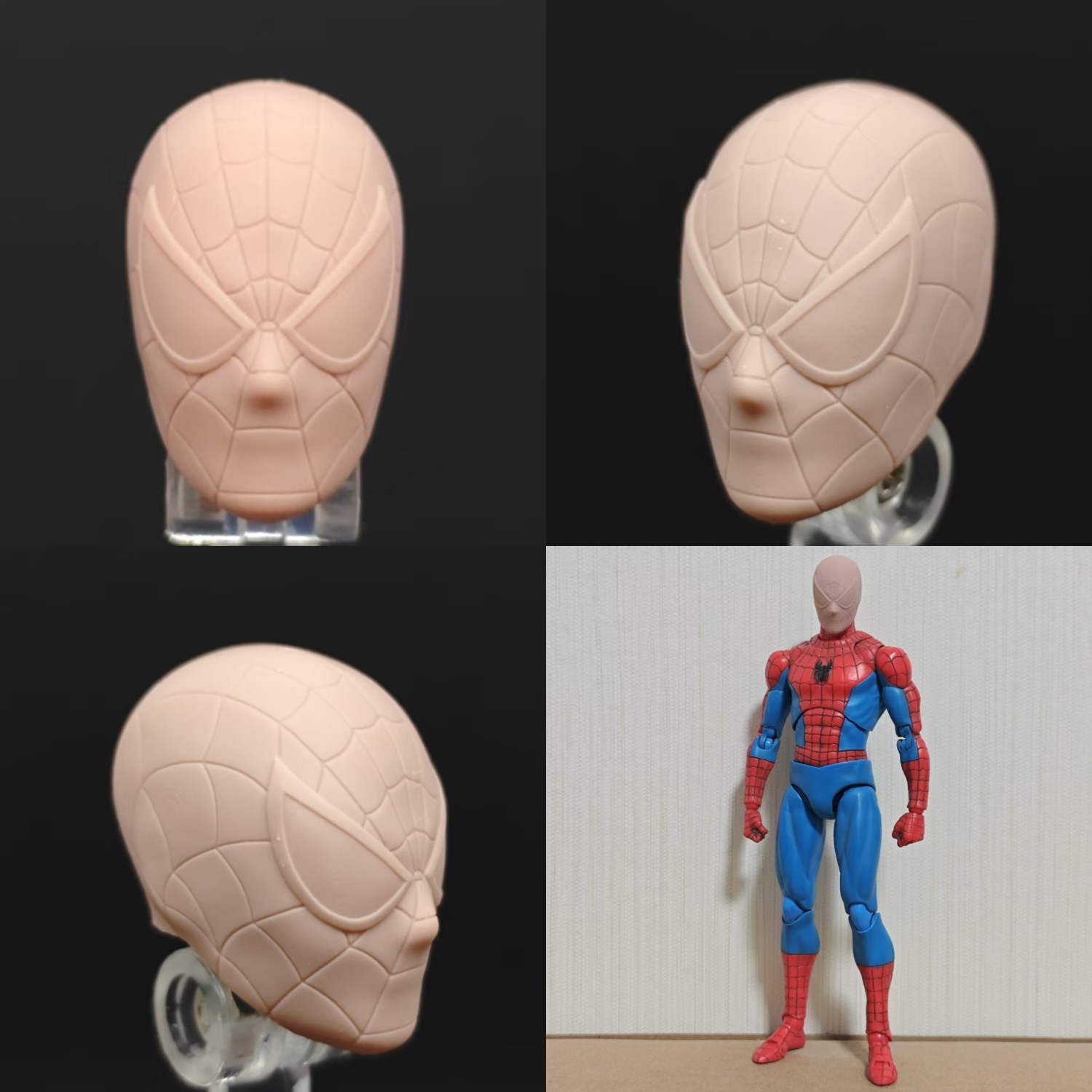 Marvel Scott Johnson Spider-Man unpainted headsculpt bm23767