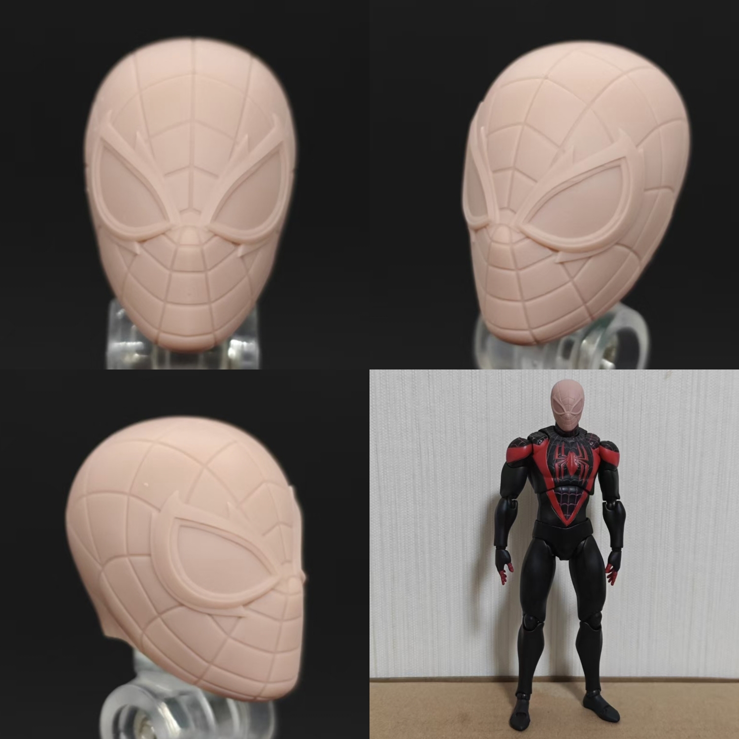 Marvel Crimson Cowl Suit Miles ps4Marvel’s Spider-Man unpainted headsculpt bm23770