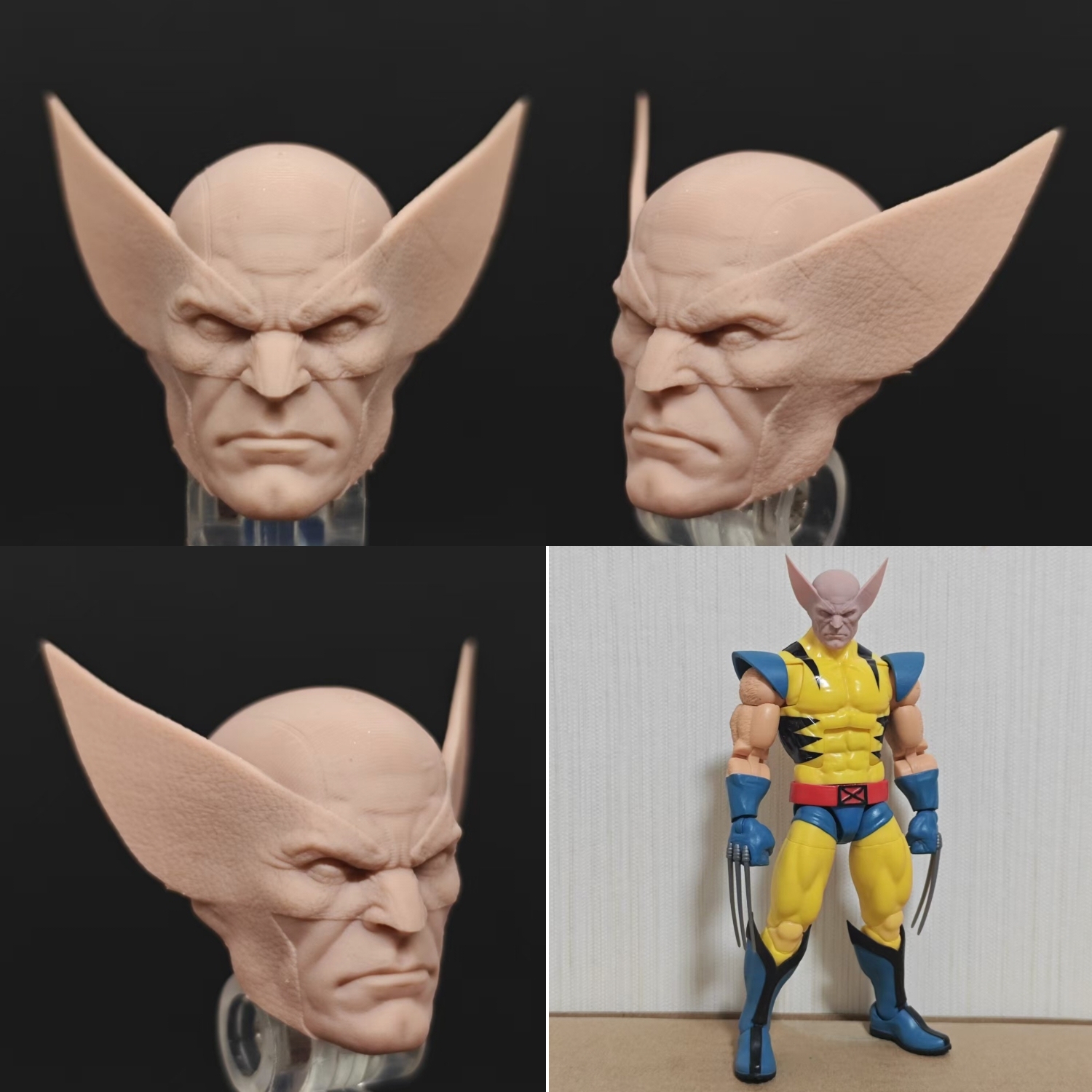Marvel Wolverine v18 unpainted headsculpt bm23802
