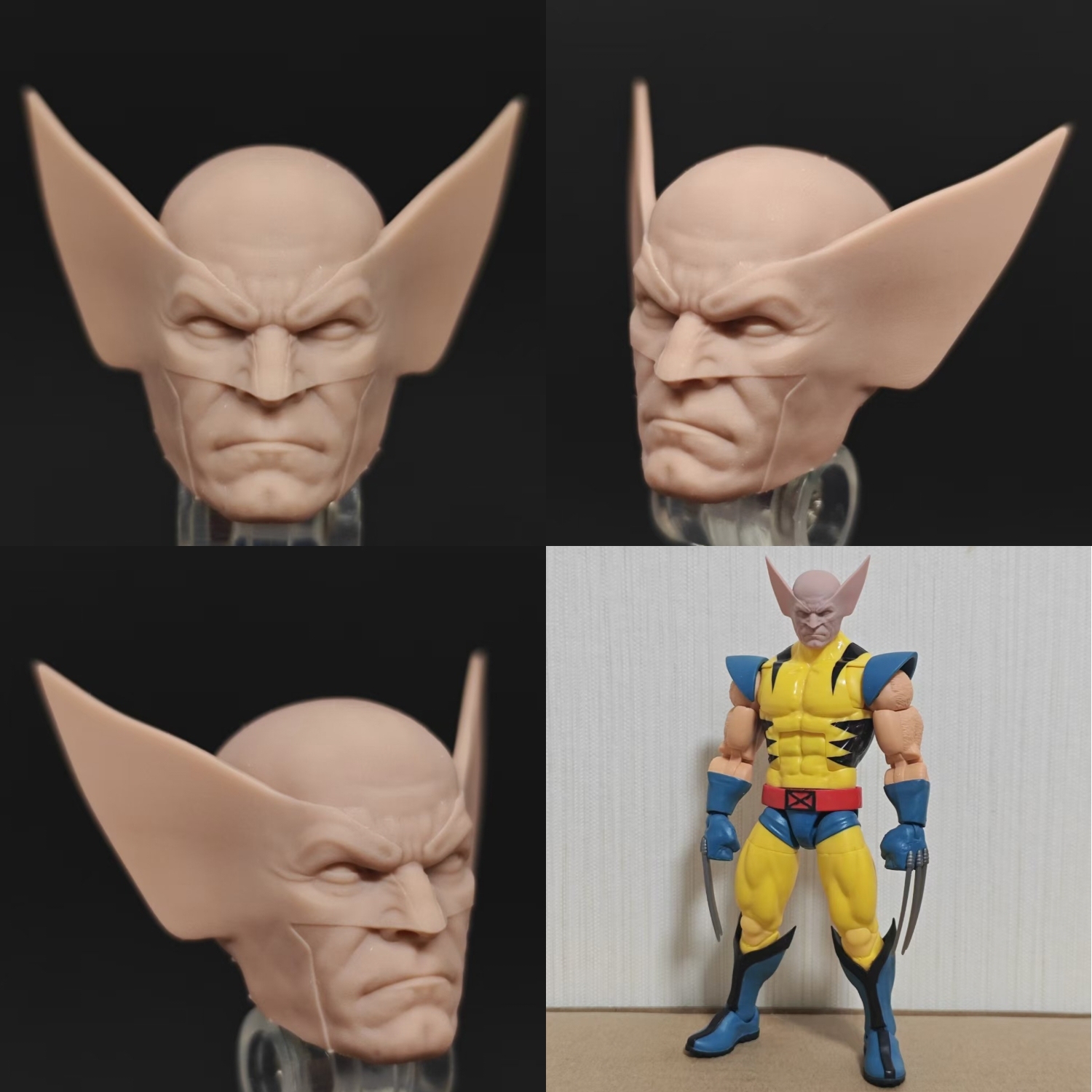 Marvel Wolverine v17 unpainted headsculpt bm23790