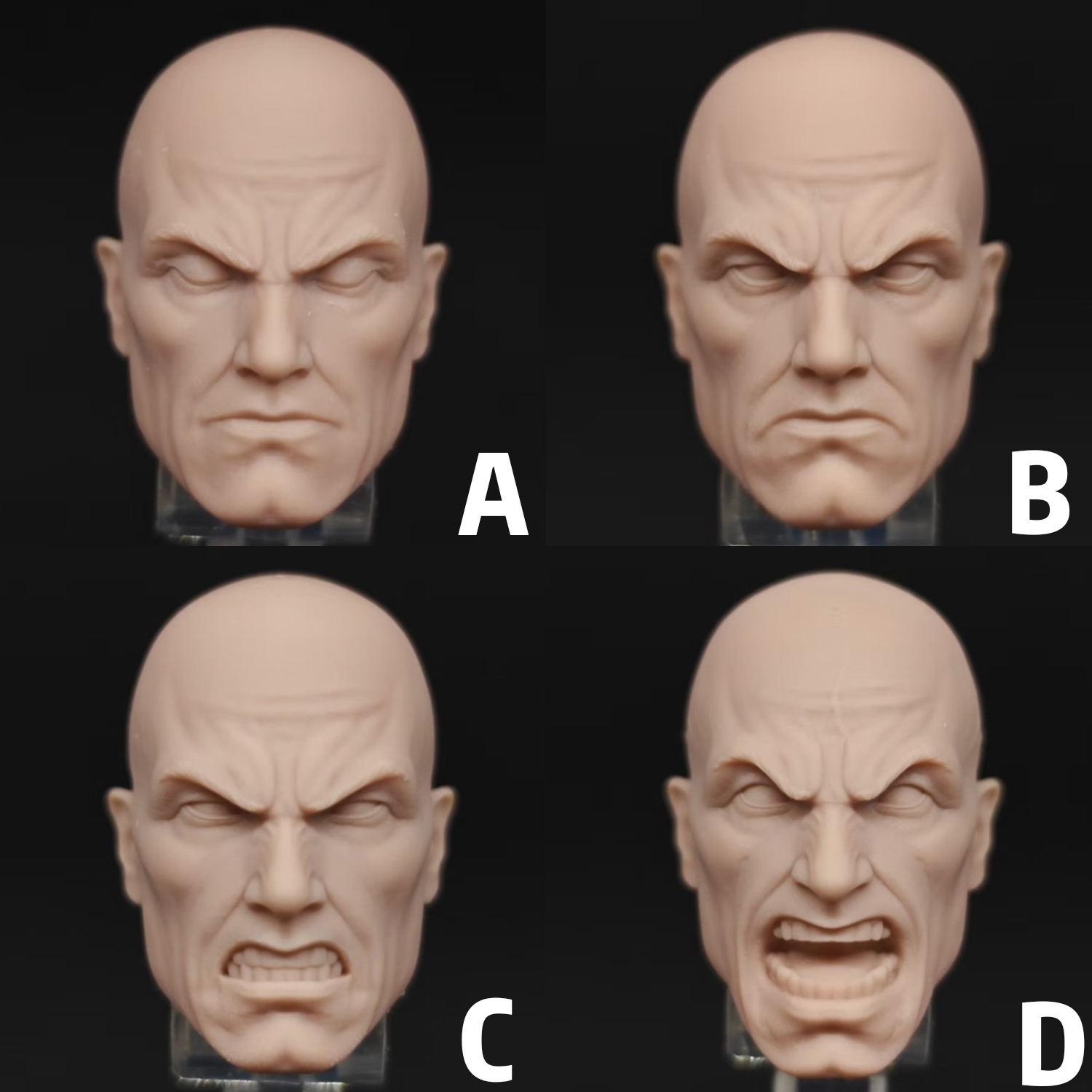 Marvel Professor X X-Men unpainted headsculpt bm23817