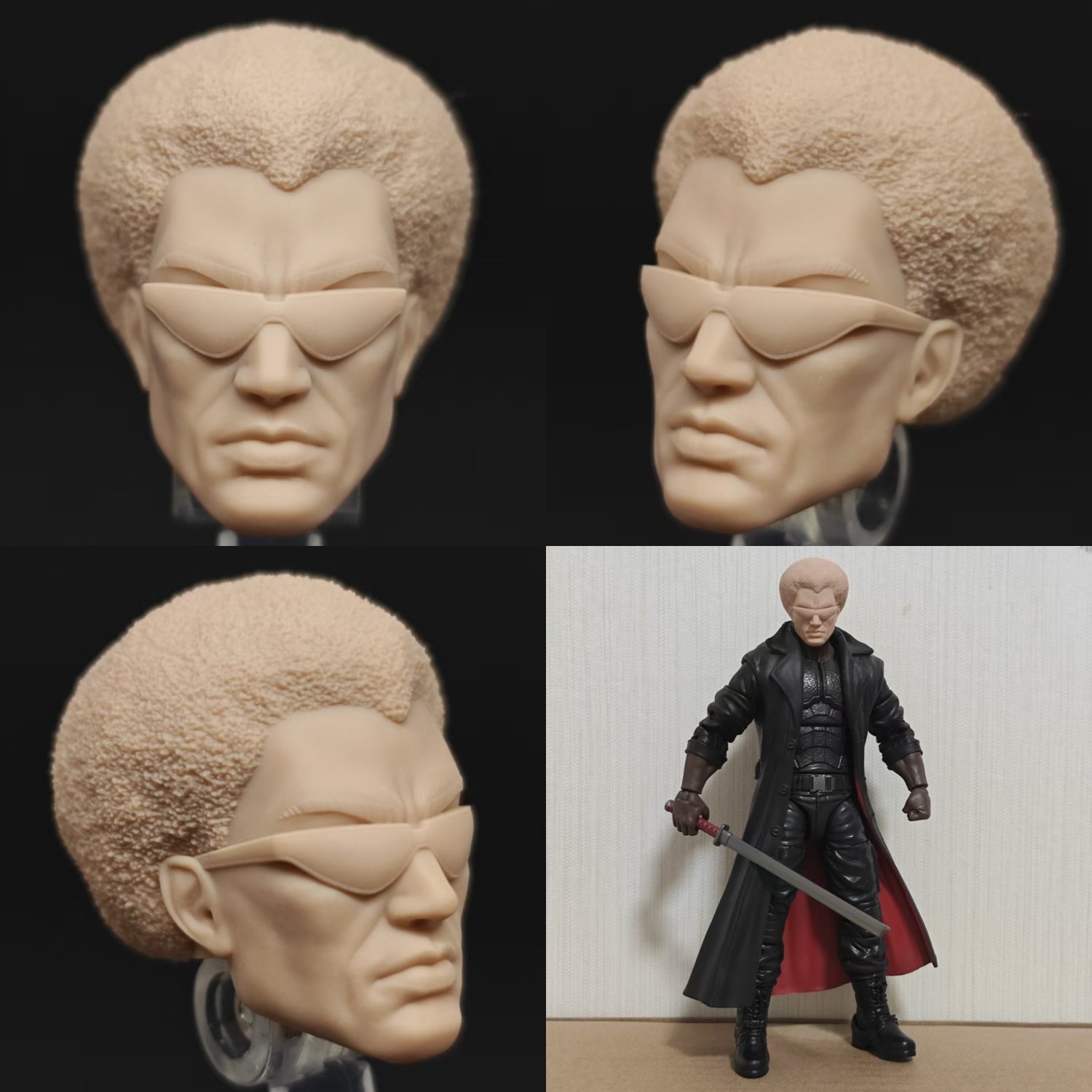 Marvel Blade  unpainted headsculpt bm23843