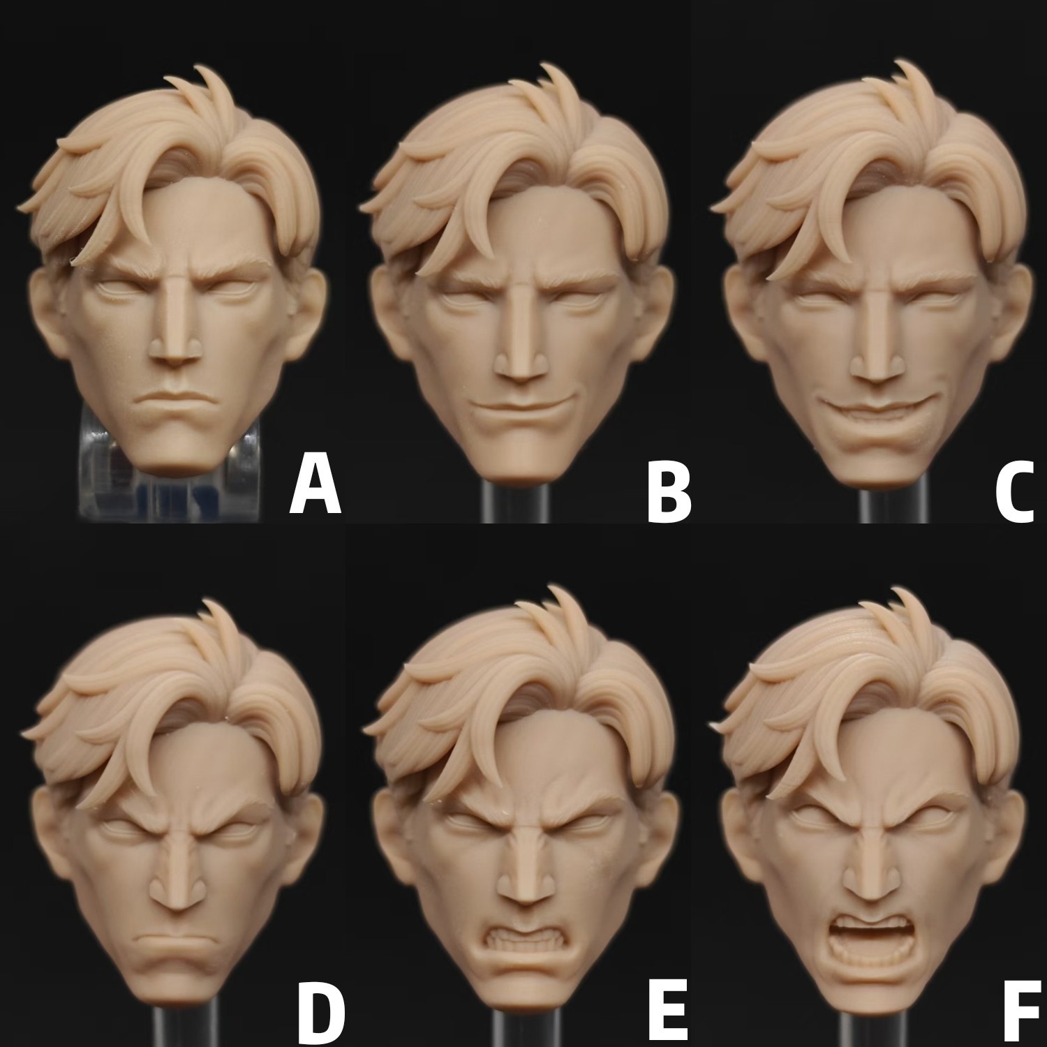 Marvel Spider-Man unpainted headsculpt bm23860