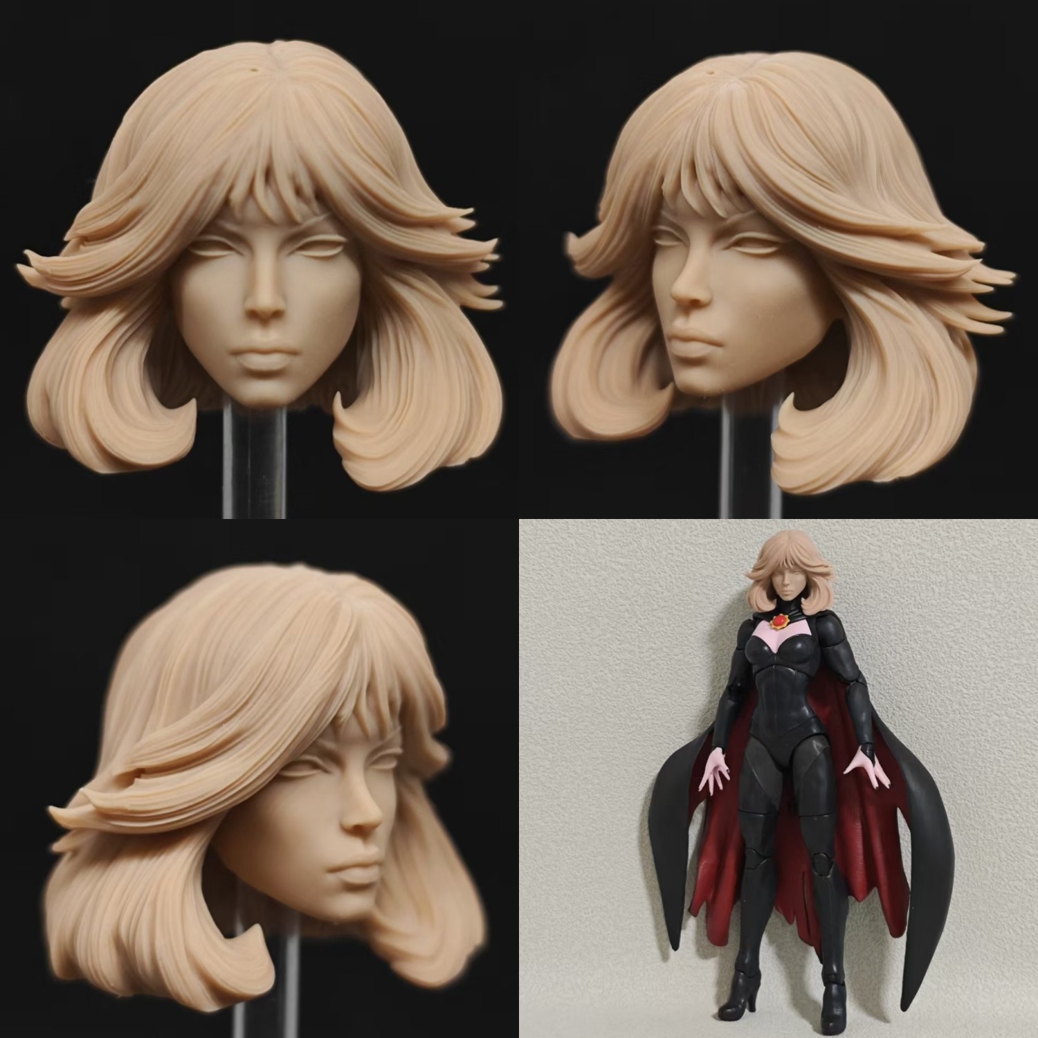 Marvel X-Men Madelyne Red Queen Goblin Queen unpainted headsculpt bm23886