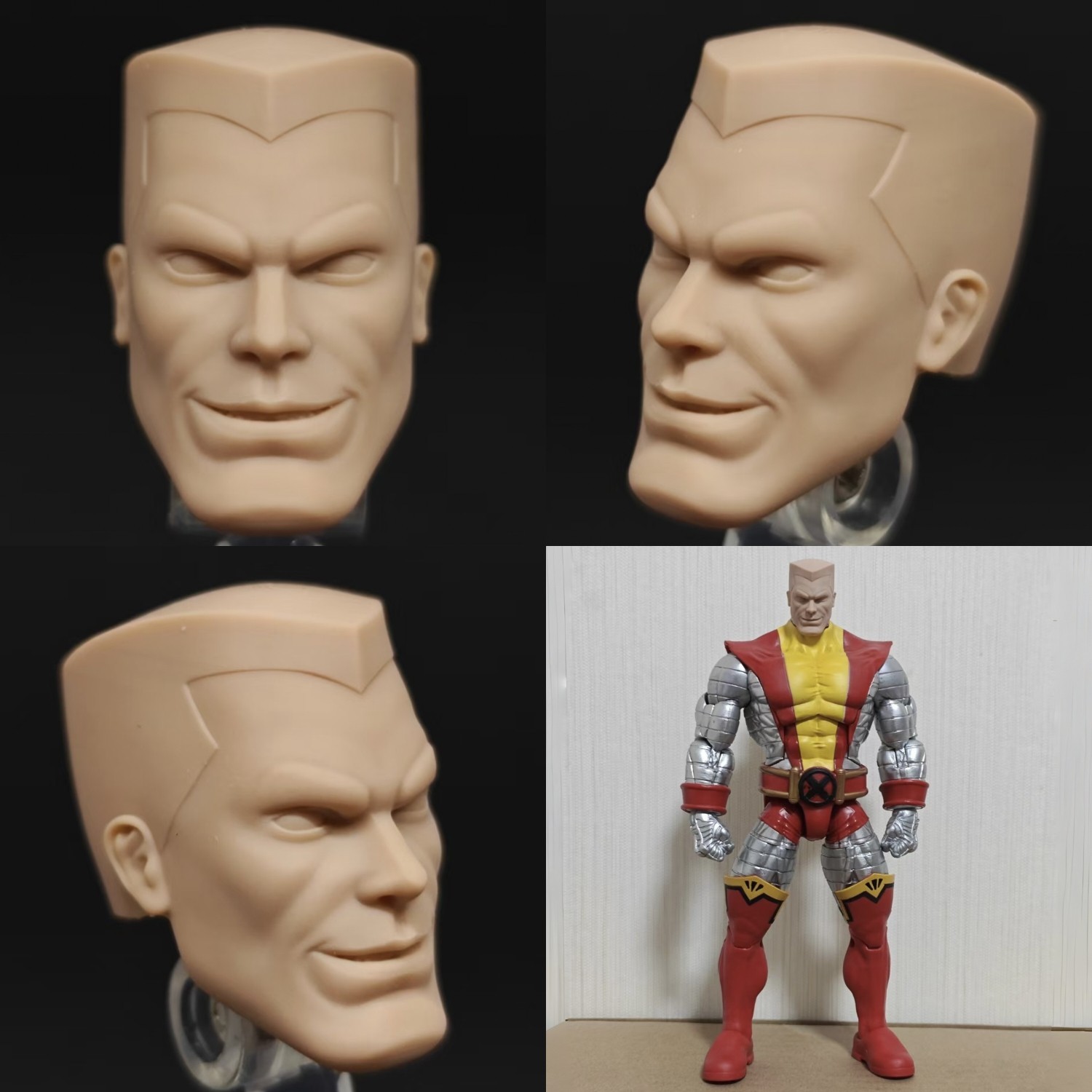 Marvel X-Men Colossus unpainted headsculpt bm23847