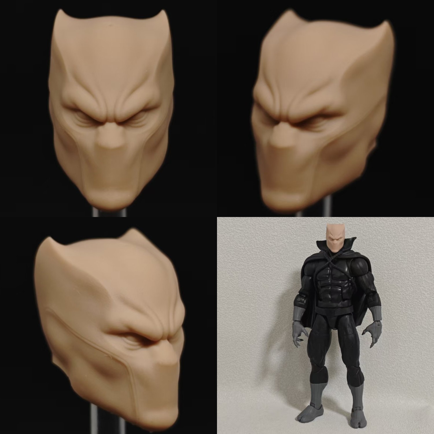 Marvel Black Panther v1 unpainted headsculpt bm23937