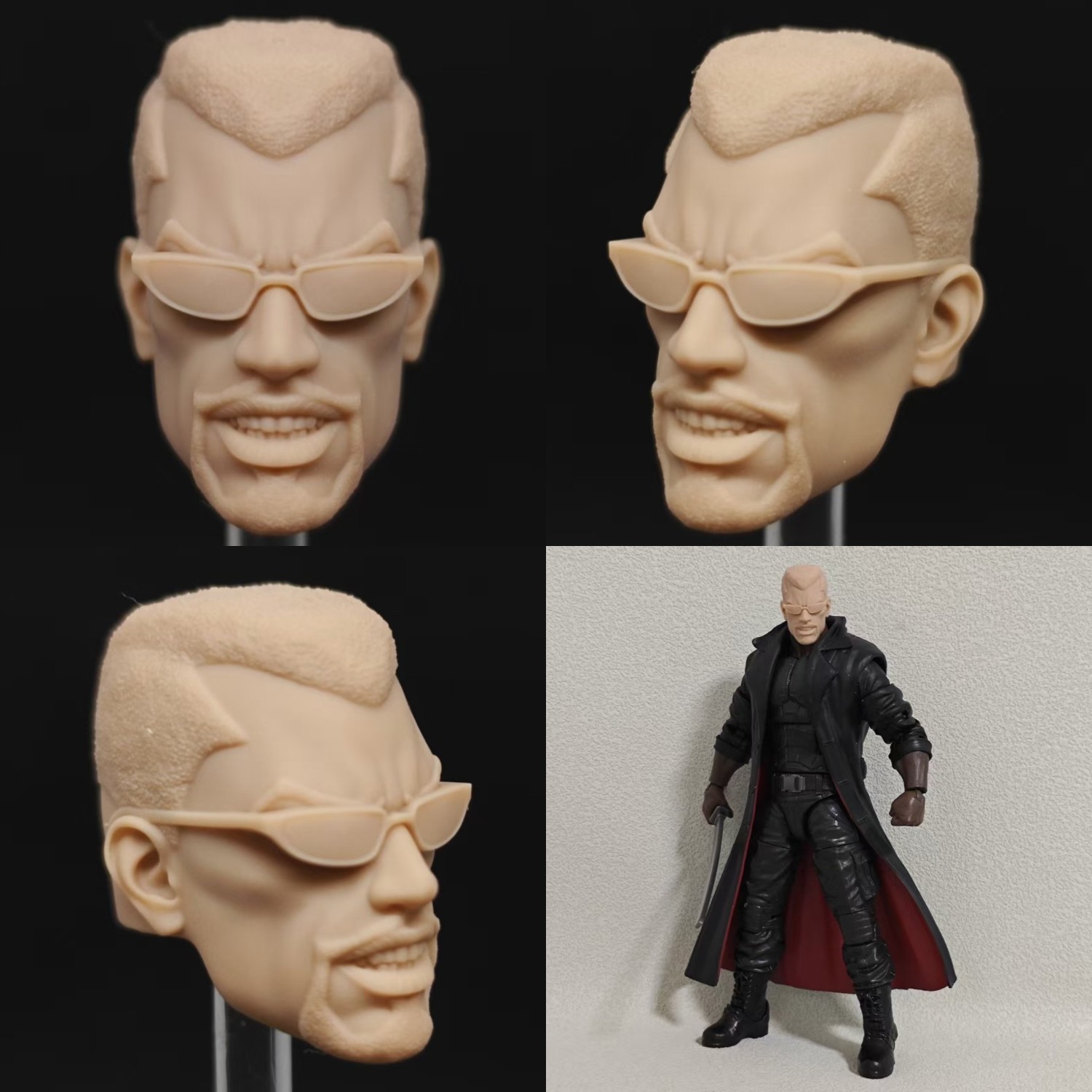Marvel Blade  unpainted headsculpt bm23914