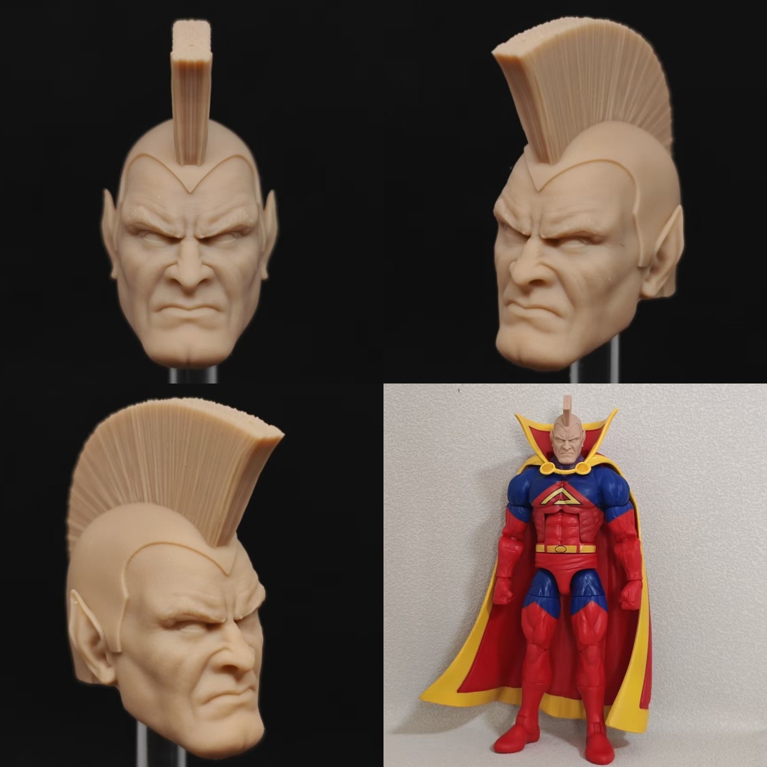 Marvel Gladiator v3 unpainted headsculpt bm23925