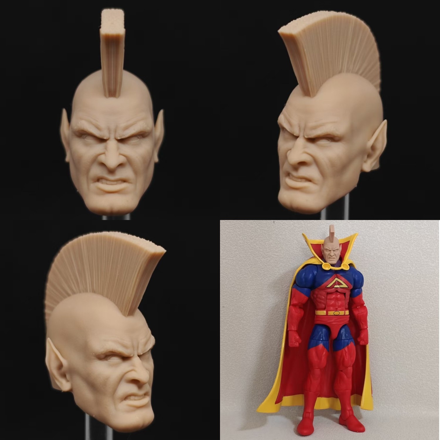 Marvel Gladiator v4 unpainted headsculpt bm23926