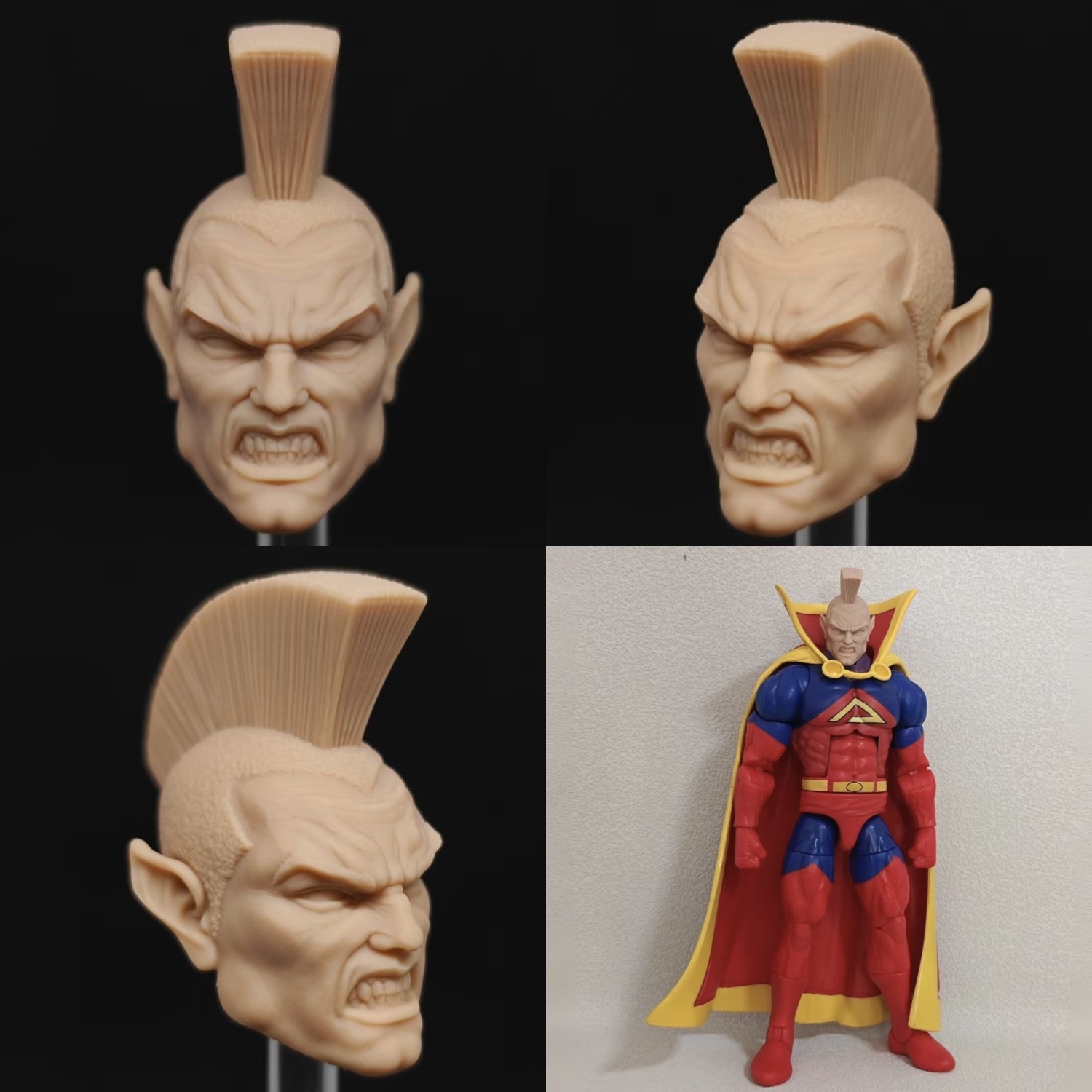 Marvel Gladiator v2 unpainted headsculpt bm23924