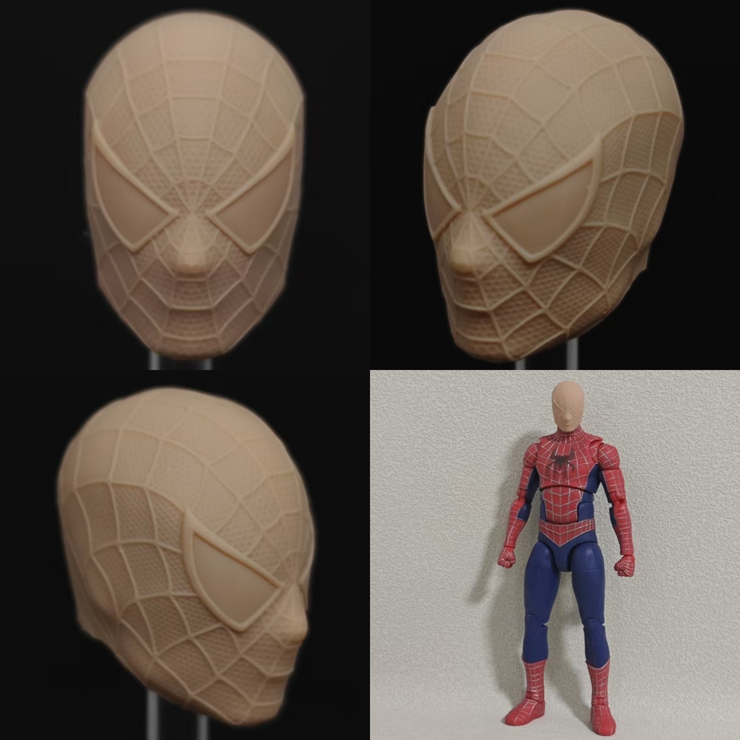 Marvel Tobey Maguire Spider-Man ml unpainted headsculpt bm23952