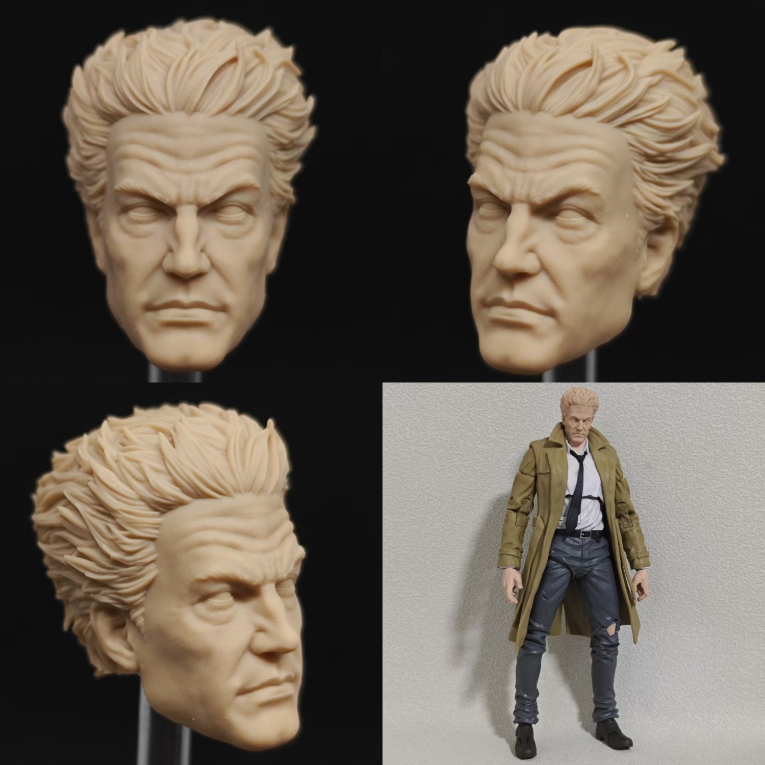 DC Constantine unpainted headsculpt bm24075
