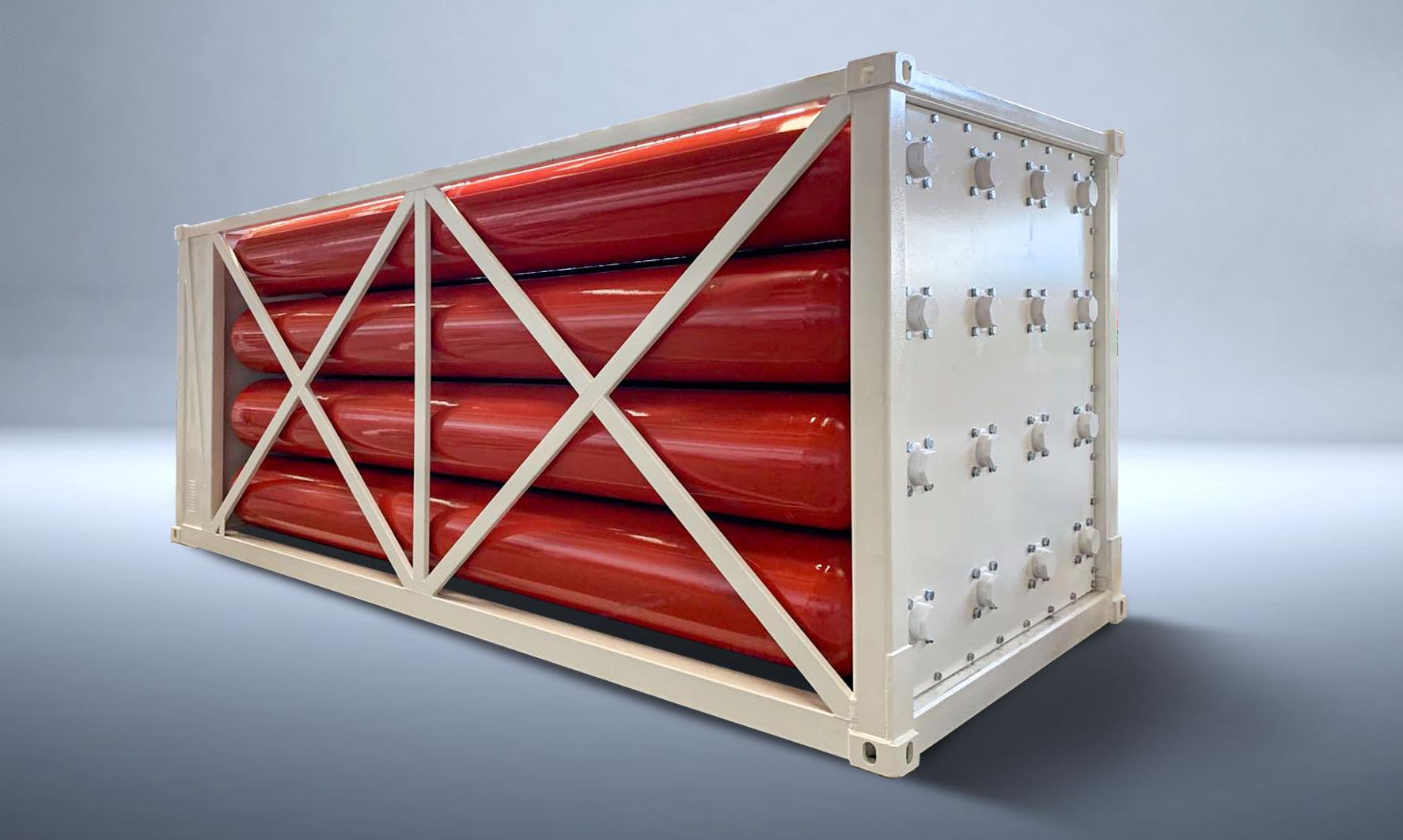 hygrogen tube skid