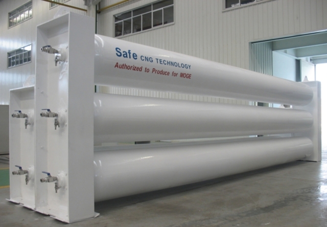 CNG storage cascade
