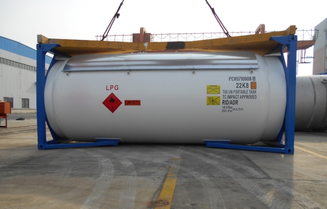 LPG storage tank