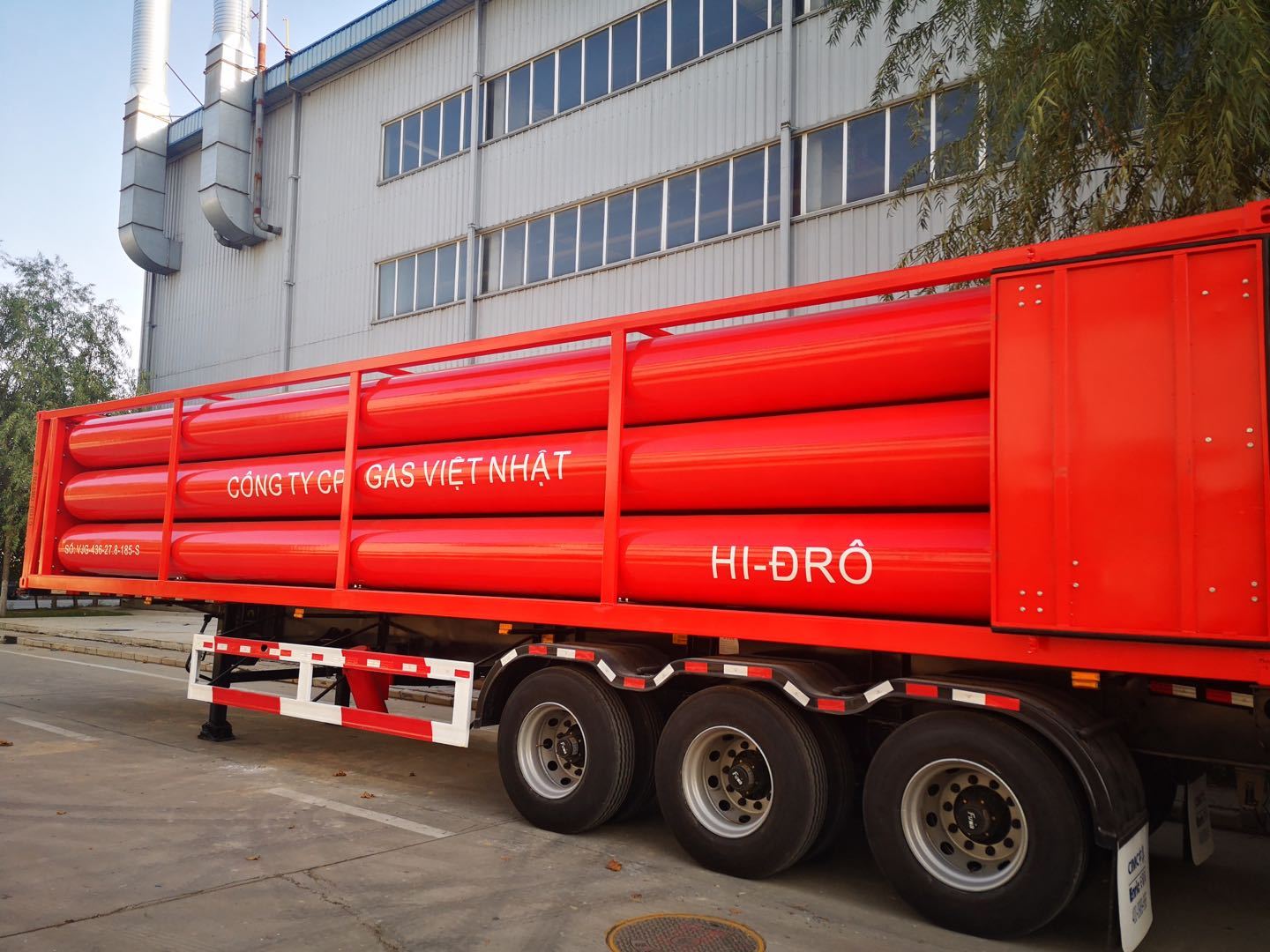 hygrogen tube skid