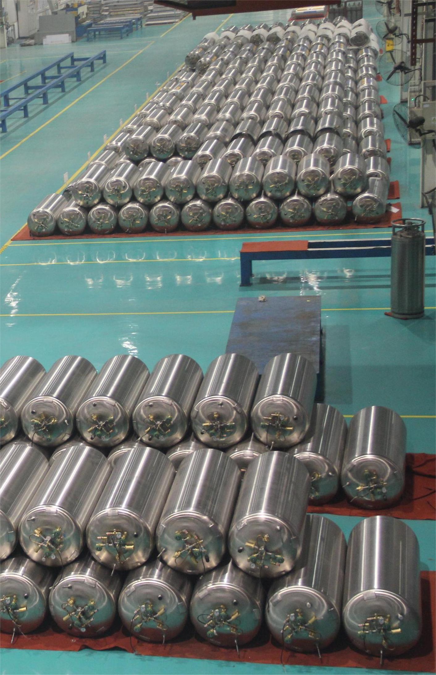 LNG cylinder workshop
