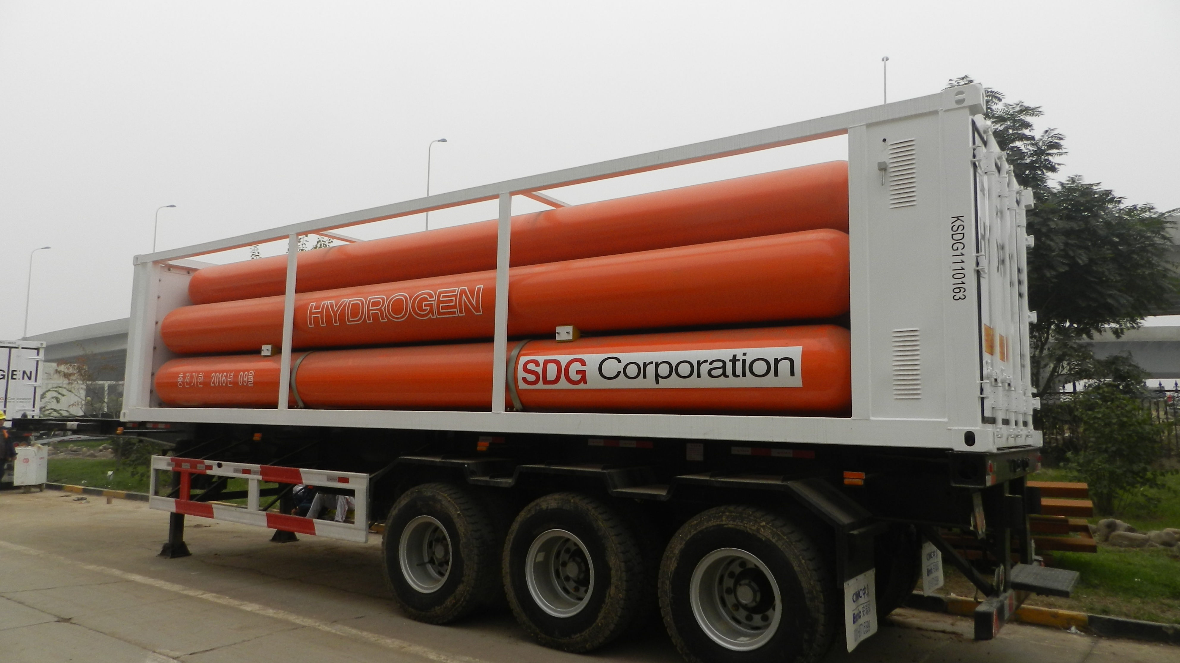 hygrogen tube skid