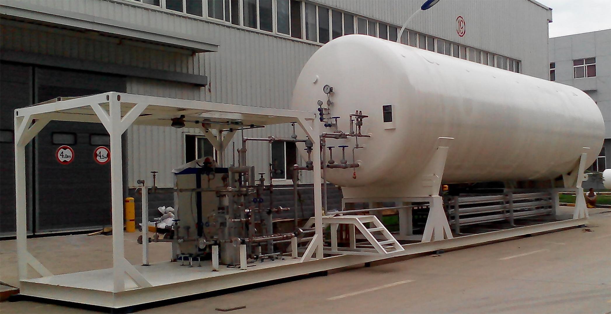 LNG mobile refueling sation