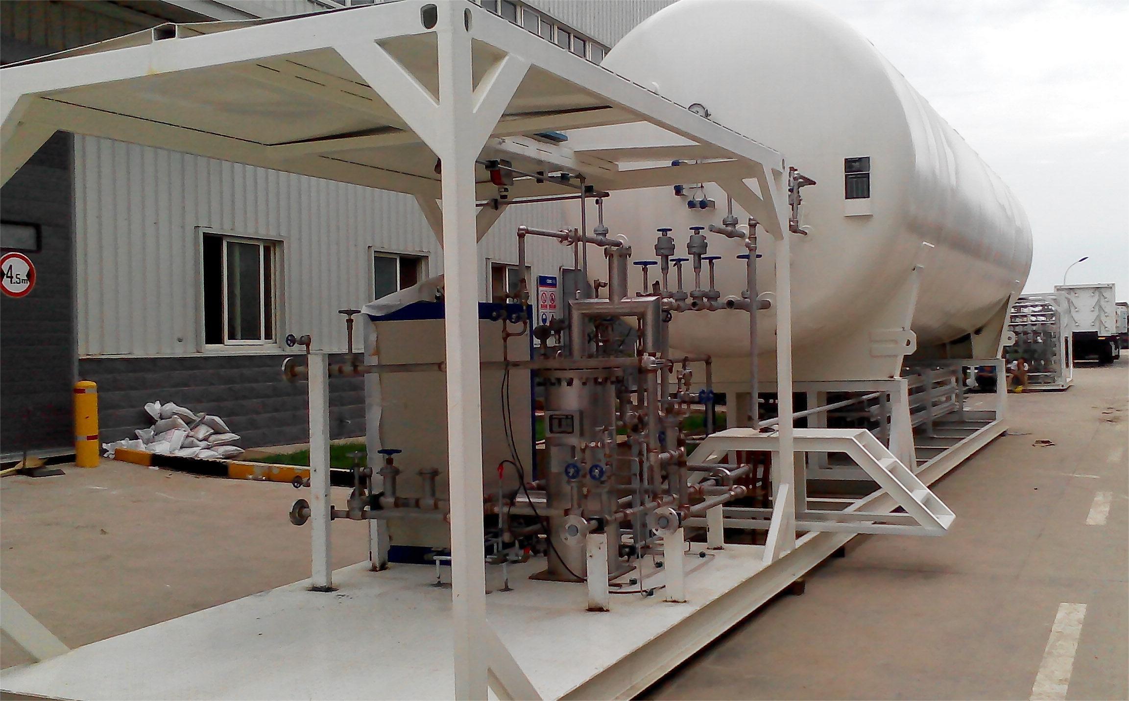 LNG mobile refueling sation