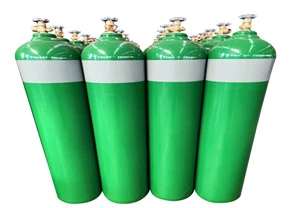 Industrial Seamless Steel Gas Cylinders Array