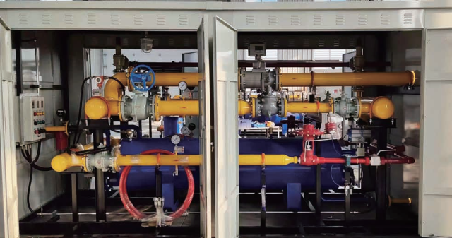 Natural Gas Pressure Regulating Station (City Gate Station)