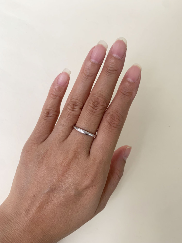 925 Sterling Silver Wedding Band Dainty Star Stackable Ring Minimalist Dome Band Ring Delicate Stacking Ring Birthday Wedding Jewelry Gift