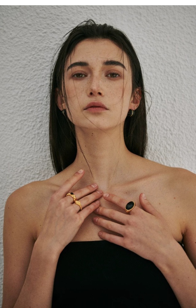 Black Onyx Hoop Earrings Small Chunky Hoops Gold Plated Sterling Silver White Mother of Pearl Thick Hoops for Women Gemstone Jewelry