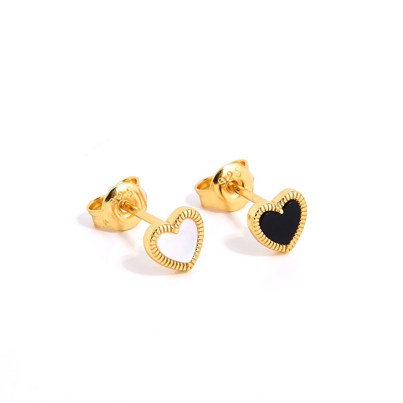 Black Onyx Necklace Gold Plated 925 Sterling Silver Red Green Agate Mother of Pearl Gemstone Chain Necklaces Dangle Hoop Earrings for Women Ear Studs Jewelry Set