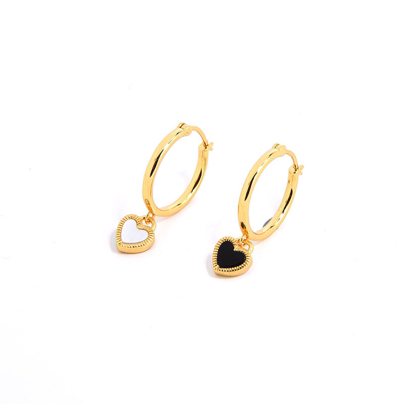 Black Onyx Necklace Gold Plated 925 Sterling Silver Red Green Agate Mother of Pearl Gemstone Chain Necklaces Dangle Hoop Earrings for Women Ear Studs Jewelry Set