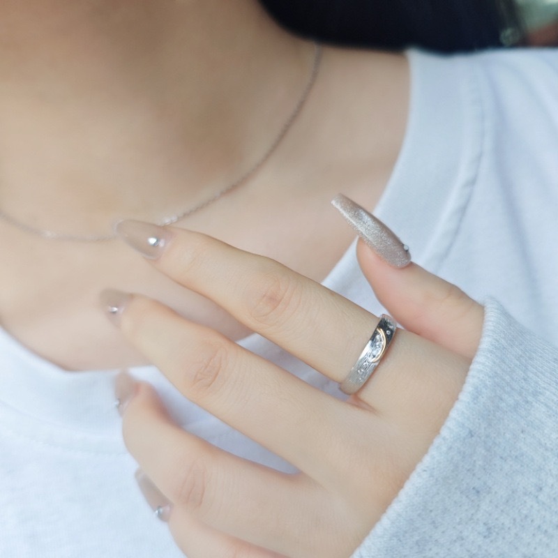 925 Sterling Silver Wedding Band Dainty Star Moon Stackable Band Ring Delicate Stacking Ring Birthday Valentine Wedding Jewelry Gift