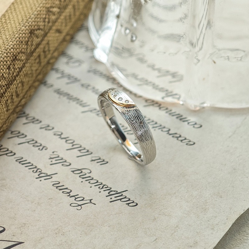 925 Sterling Silver Wedding Band Dainty Star Moon Stackable Band Ring Delicate Stacking Ring Birthday Valentine Wedding Jewelry Gift