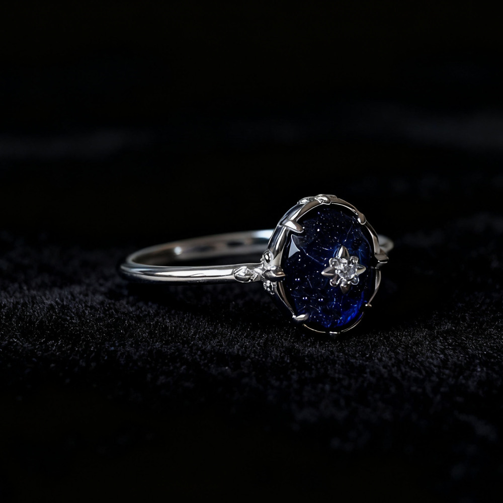 Vintage Blue Sandstone Engagement Ring extra cost for Jennifer Haynie