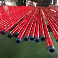 Powder coating for fire pipe coating