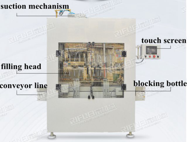 Automatic anti corrosive liquid filling machine