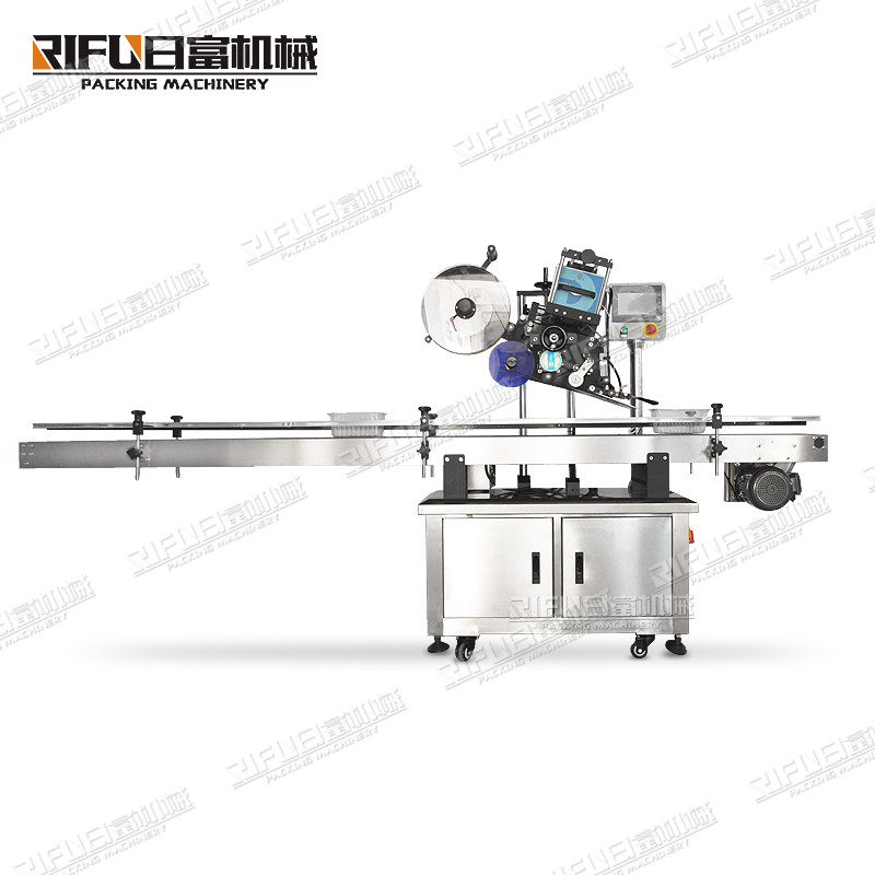 Automatic flat-top labeling machine Carton box flat sticker labeling ...