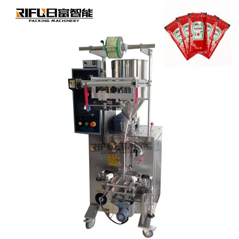 Automatic sauce jam butter sachet liquid packing machine