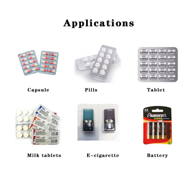 Fully Automatic Milk Tablet Pill Capsule Blister Packing Machine