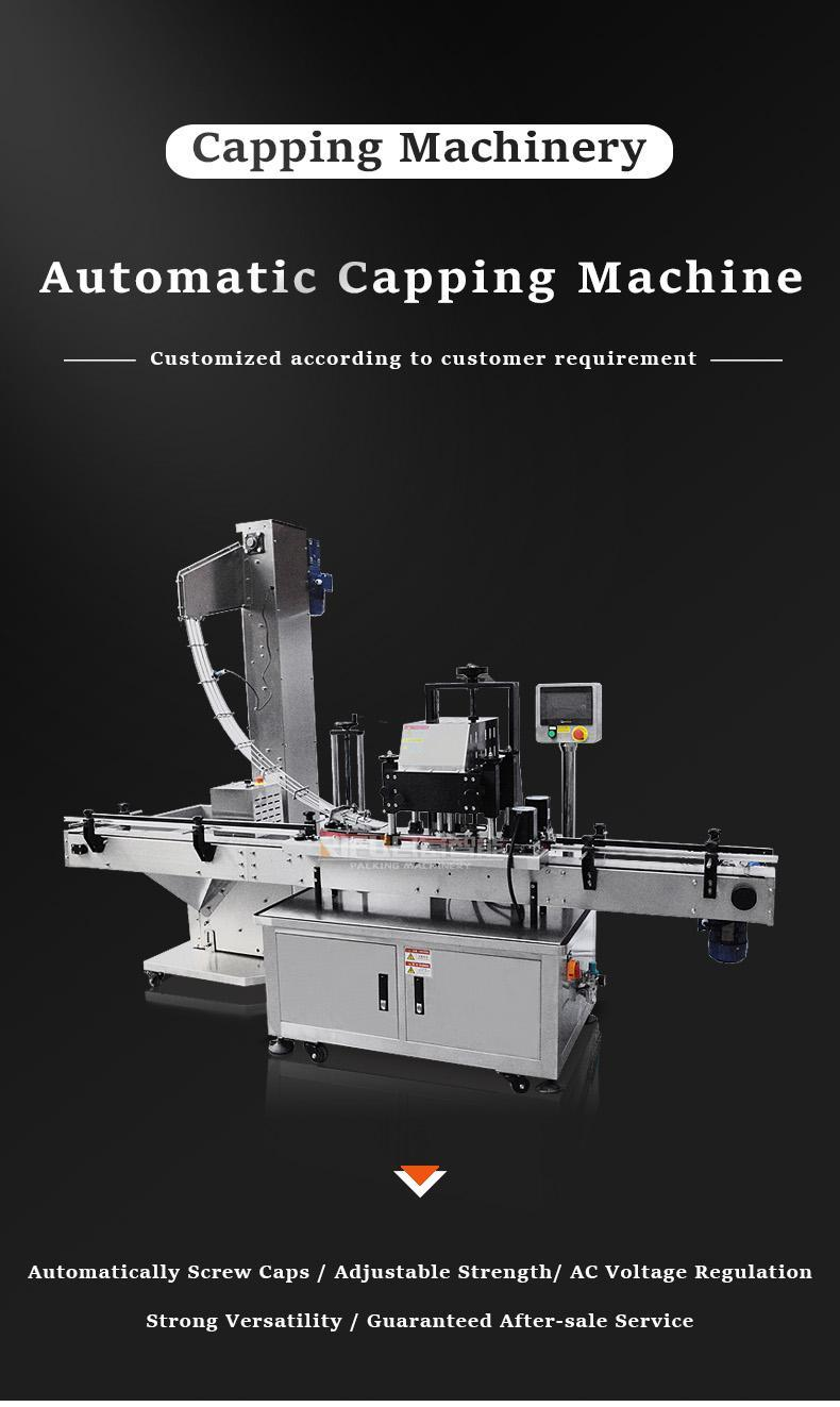 Automatic Threaded pump head cover Milk bottle capping machine