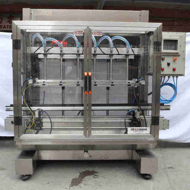 Fully automatic anti-explosion alcohol wine liquid filling machine
