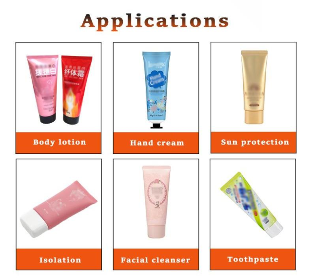 Automatic high speed soft tube filling sealing machine for toothpaste/cosmetic cream/ointment/shoes oil