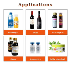 Vial Glass Jar Can Wine Water Round Bottle Automatic Label Sticker Machine