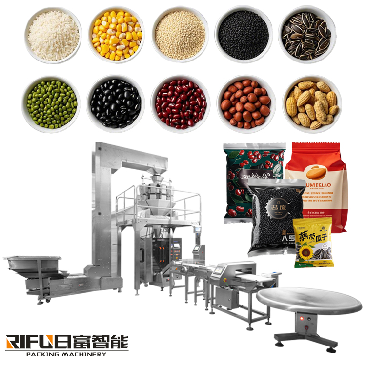 Black sesame packaging production line Granule Packing Machine weight ...