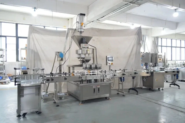 Full Automatic Granule Nuts Walnut Oat Seed Cans Filling Seaming Production Line