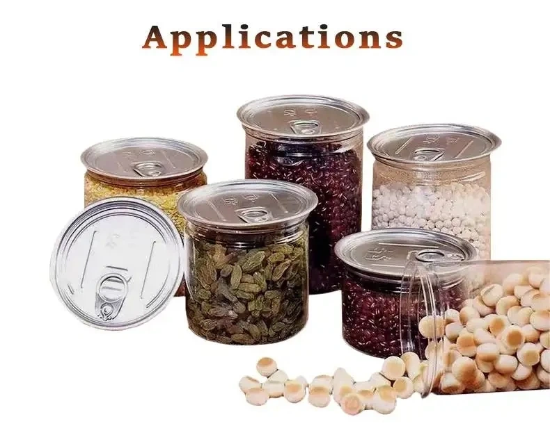 Full Automatic Granule Nuts Walnut Oat Seed Cans Filling Seaming Production Line