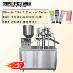 Semi Automatic Filling Sealing Machine Tube Fill Seal Machine Cosmetic Cream Tube Toothpaste Tube Filling and Sealing Machine