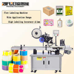 Automatic Label Equipment Flat Square Bottle Top Labeling Machine