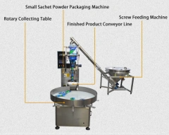 Sachet Powder Packaging Machine 5g 8g 10g 15g 20gChilli Pepper Curry Cumin Seasoning Powder Sugar Coffee Spices Packing Machine
