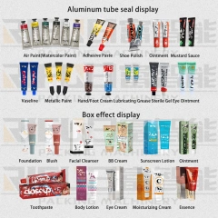 Aluminum Tube Plastic Tube Filling Sealing Machine Cartoning Packing Production Line Food Daily Necessities Cosmetics Industry