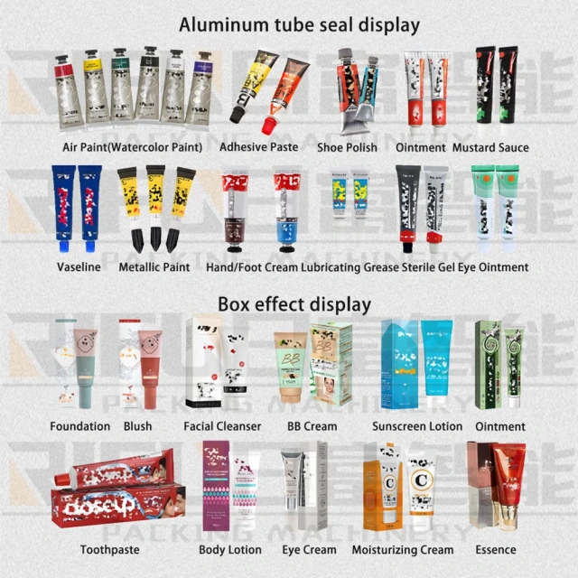 Aluminum Tube Plastic Tube Filling Sealing Machine Cartoning Packing Production Line Food Daily Necessities Cosmetics Industry